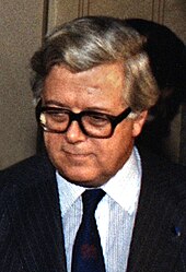 Sir Geoffrey Howe, then Foreign Secretary, twice attempted to have the programme postponed. Geoffrey Howe (1985).jpg