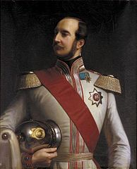 George V of Hannover wearing the insignia of the order.