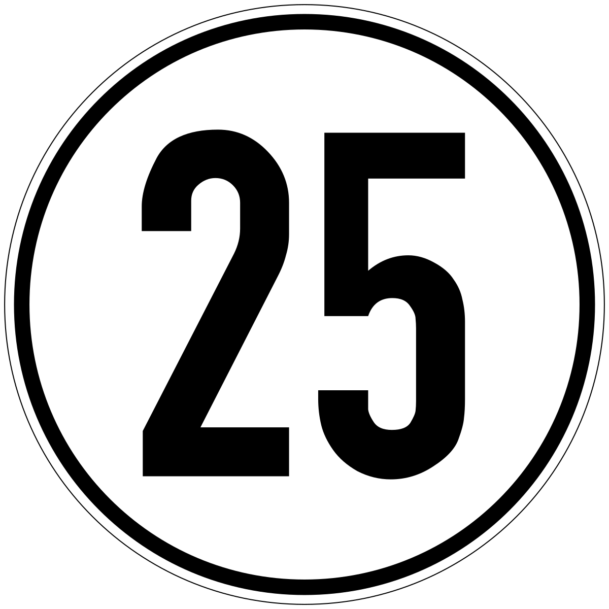 25 km/h