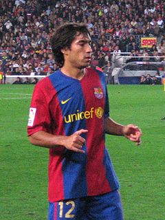 Gio jugant amb el Barça, el 2006