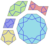 Girih tiles Girih tiles.svg