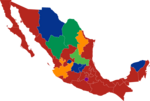 Vignette pour Liste des gouverneurs actuels des États du Mexique