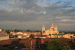 La Catédral de Granada, gezien vanaf la Iglesia de la Merced