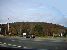 Great Blue Hill, namesake of the Massachusett tribe, in Norfolk County, Massachusetts Great Blue Hill in Milton.jpg