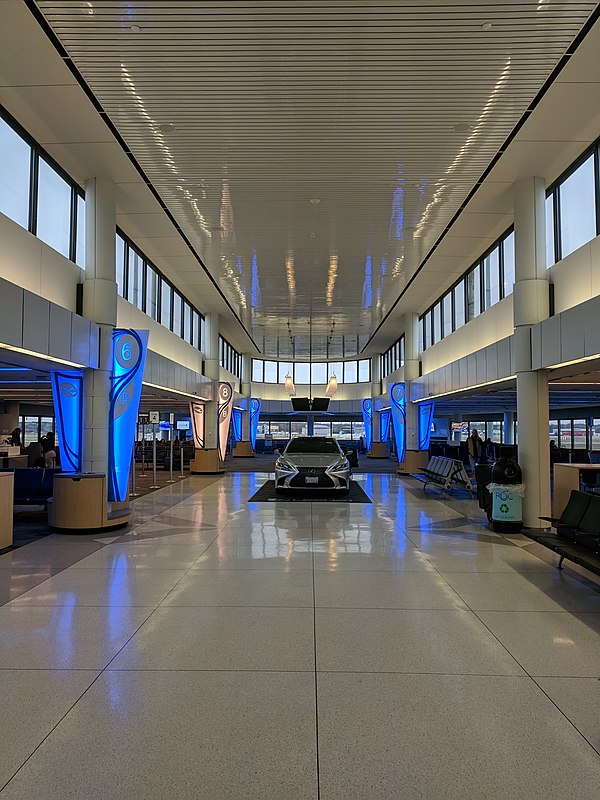 ROC's concourse B after terminal renovations