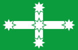 Green Eureka flag used by Australian environmentalists