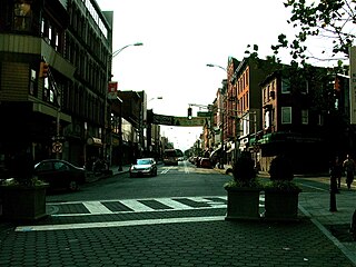 Harsimus neighborhood in Jersey City, New Jersey