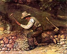 Courbet painting of a farmer.