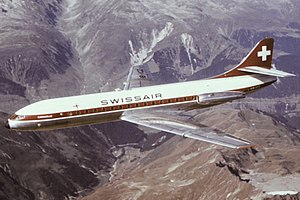 Sud Aviation Caravelle III der Swissair, 1962