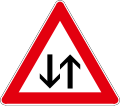 A16 Tráfico en ambas direcciones