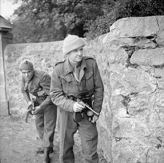 Men from 101 Troop, No. 6 Commando train around Inveraray, Scotland, October 1941 H 014599 101 Troop Special Service Brigade Oct 1941.jpg