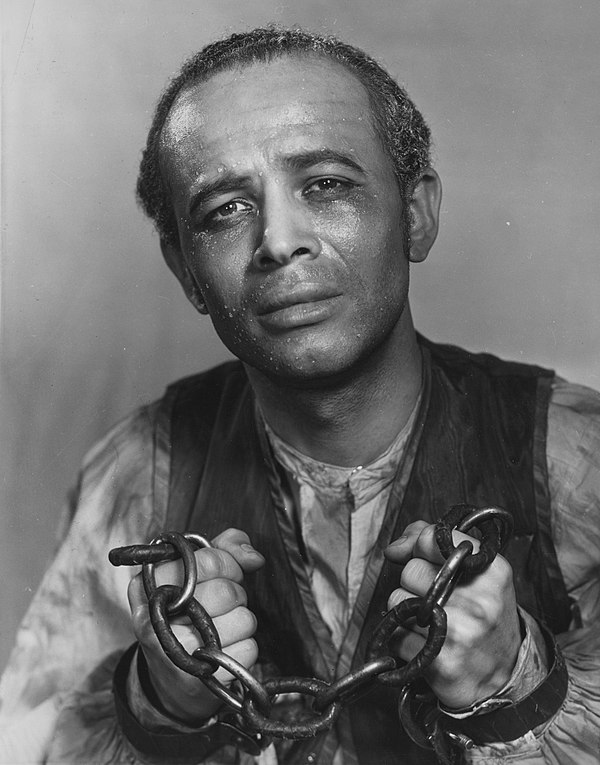 Childress as Jacques in the Federal Theatre Project production of Haiti at the Lafayette Theatre (1938)