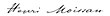 signature de Henri Moissan