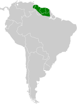 Distribución geográfica del tiluchí de Todd.