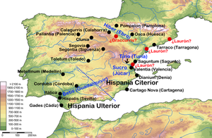 Hispania during Sertorian War es.png