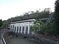 后里機組發電廠房與尾水出口