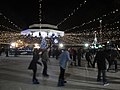 The ice skating rink at "Winter Wonderland", at Hyde Park, Westminster (borough), London, seen at night in November 2011.