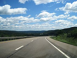 I-86 eb near West Almond, NY, July 2023.jpg