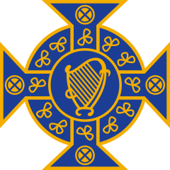 Original crest of the Irish Football Association