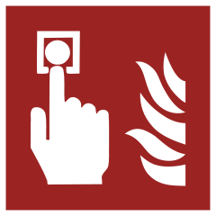 F005 – Fire alarm call point