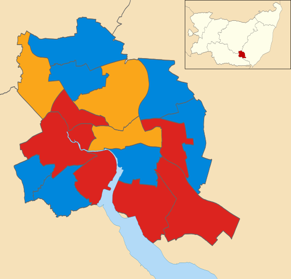 Ipswich UK local election 2006 map.svg