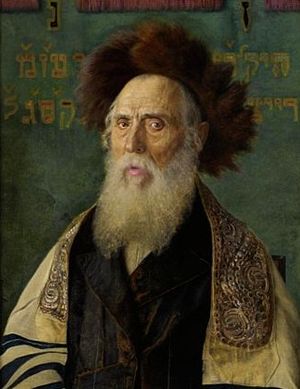 Isidor Kaufmann Portrait eines Rabbis mit Pelzmütze.jpg