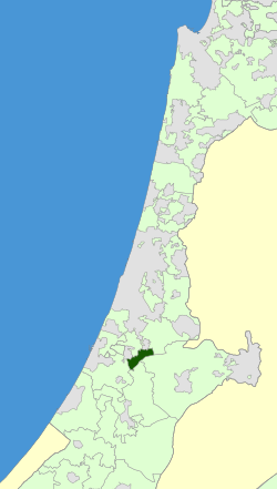 Israel Map - Nahal Sorek Regional Council Zoomin.svg
