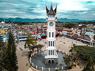 Bukittinggi City in West Sumatra, Indonesia