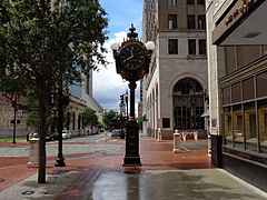 Jacobs Jewelers Clock at the corner of Adams Street