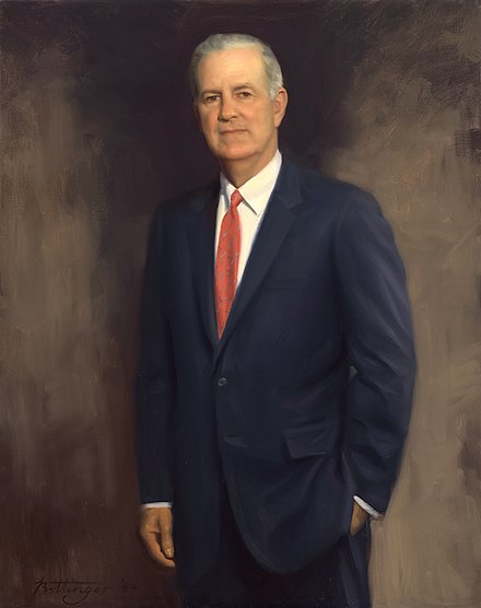 State Department Portrait of James Baker by Ned Bittinger