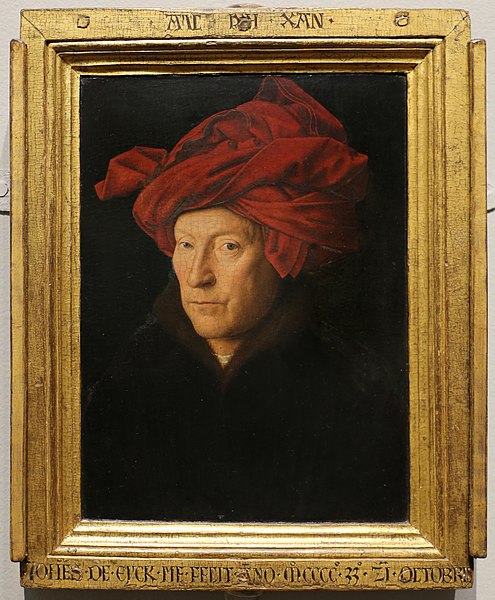 File:Jan van eyck, ritratto d'uomo, forse autoritratto, 1433, 01.jpg