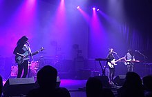 Zauner performing live with her band in 2017 Japanese Breakfast live 2017.jpg