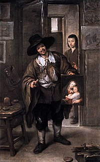 Jose Antolinez: The Picture Seller, c. 1670, oil on canvas, 201 x 125 cm, Alte Pinakothek. Jose Antolinez - The Picture Seller, c. 1670.jpg