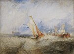 William Turner, Van Tromp, Going About to Please his Masters, Ships a Sea, Getting a Good Wind (1844)