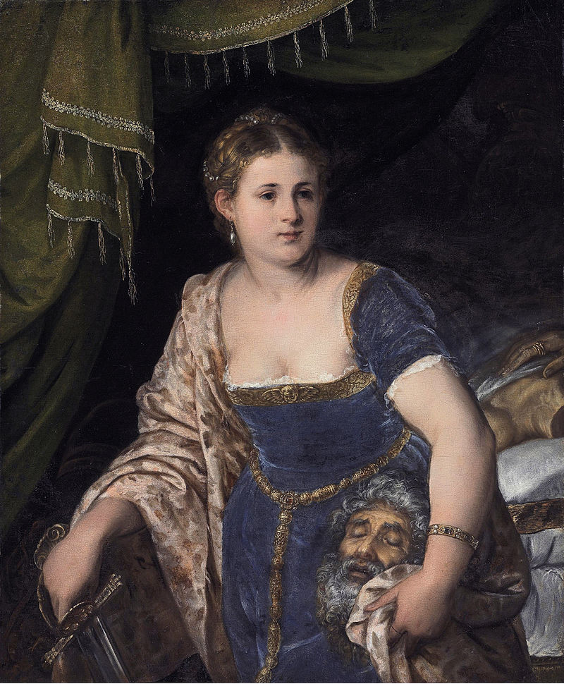 ファイル:Judith with the head of Holofernes by Lambert Sustris.jpg - Wikipedia