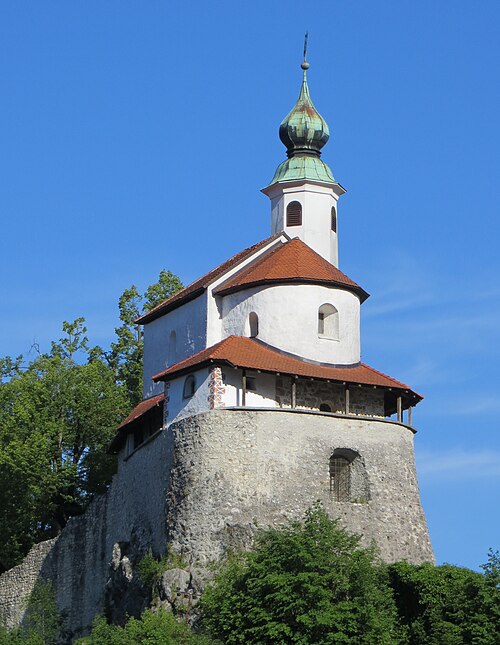 Image: Kamnik Slovenia   Little Castle chapel