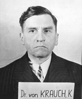 Carl Krauch German chemist and Nazi war criminal