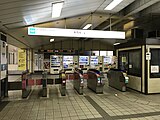 地下鉄博物館方面改札（2018年9月15日）
