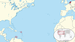 Location of the Netherlands