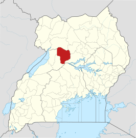 Kaart van Kiryandongo