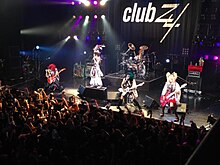 Kiryu in a show in Japan presented by Club Zy magazine.