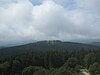 View from the observation tower on the Großer Feldberg to the southwest to the Kleiner Feldberg