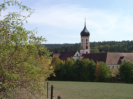 Kloster Oberschoenenfeld Schwaben Ansicht West