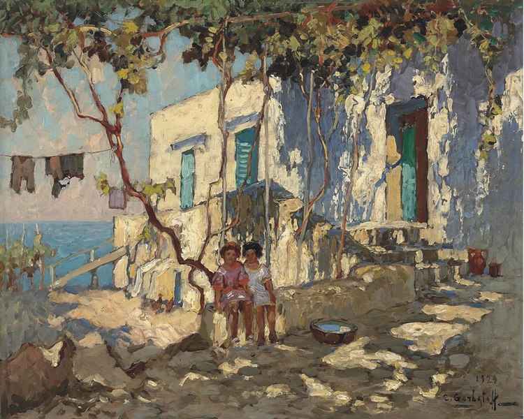 File:Konstantin Gorbatov - Resting in the Shadow. Capri.jpg