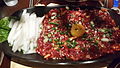 Korean cuisine yukhoe beef sashimi.jpg