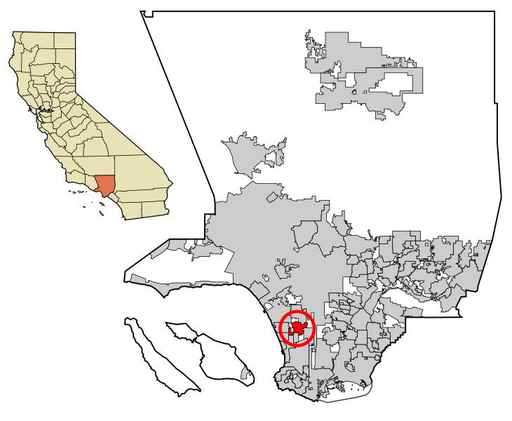 File:LA County Incorporated Areas Hawthorne highlighted.svg