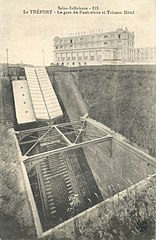 Station haute du funiculaire et l'Hôtel Trianon - vers 1912
