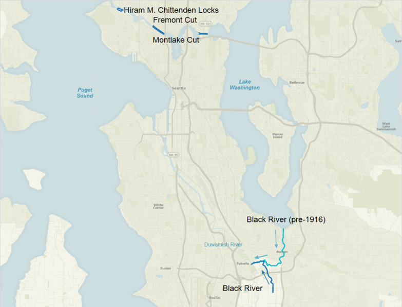 File:Lake Washington Ship Canal and Black River map.png