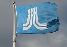 County council flag Landstingsflaggan 2012.jpg