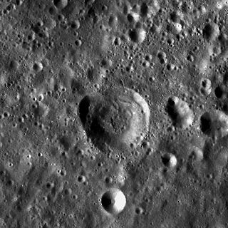 <span class="mw-page-title-main">Leonov (crater)</span> Feature on the moon